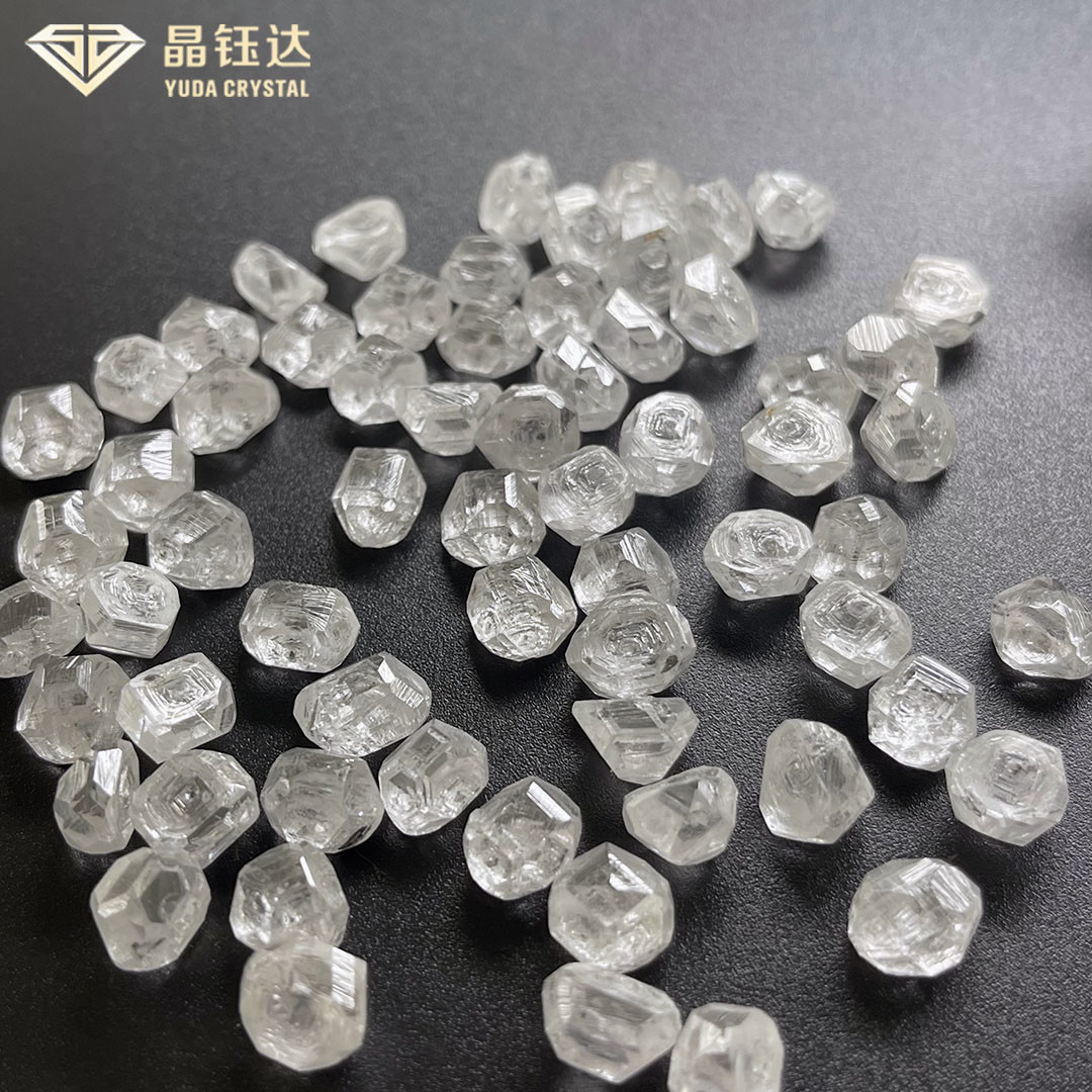 VS SI I Raw Lab Grown Diamonds HPHT Treated Diamonds 3.0 mm to 20.0mm