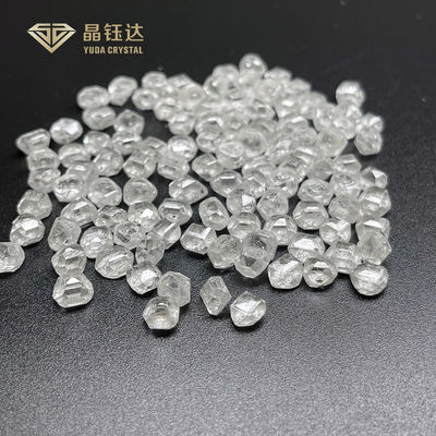 1.0 - 1.5 قیراط HTHP الماس خام آزمایشگاهی رشد نشده سفید HPHT الماس خام برای ساخت حلقه های الماس آزمایشگاهی