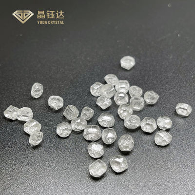 3Ct 4Ct HPHT VVS VS الماس برش نخورده الماس مصنوعی ساخته شده از الماس Yuda Crystal
