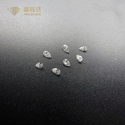 DEF Color HPHT Pear Shape Fancy Cut Diamonds 0.05ct تا 0.3ct