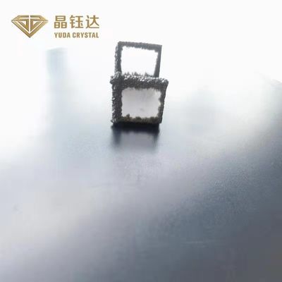 مربع شکل CVD الماس خشن FGH رنگ 5-5.99 آزمایشگاه قیراط الماس رشد شده برای جواهرات