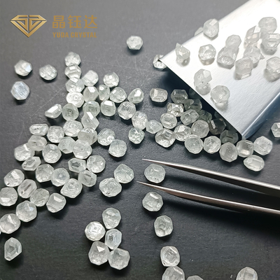 الماس خام 4-5 قیراط HPHT تراش نخورده رنگ DEF VVS VS SI Purity برای الماس های شل