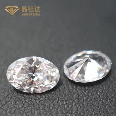 بیضی شکل 100% سست Igi Lab Grown Diamond Certificate Real CVD/HPHT Created Polished