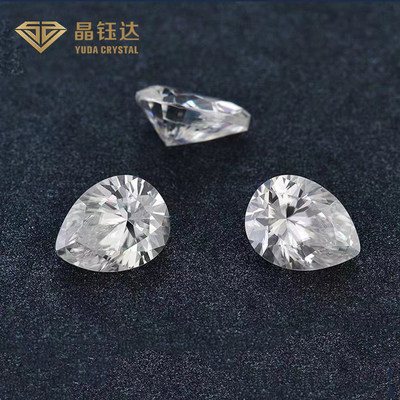 الماس گشاد مصنوعی 1.0ct 1.5ct 2.0ct گواهی IGI برش گلابی برای حلقه های عروسی