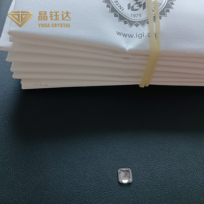 لیبارتری ساخته شده الماس Asscher برش VVS HPHT با گواهینامه IGI