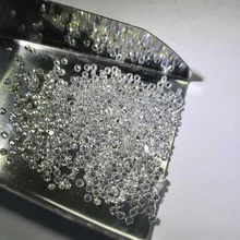 الماس نوع مصنوعی آزمایشگاهی ساخته شده در آزمایشگاه رشد الماس 0.002-0.01ct هر قطعه برای جواهرات زیبا
