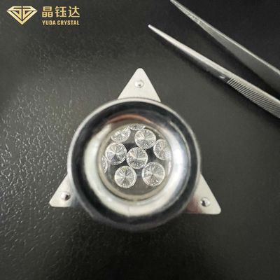 7.0ct 8.0ct HPHT الماس های آزمایشگاهی مستطیل رنگ DEF برای الماس های بیضی