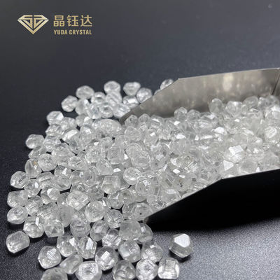 کریستال یودا 3.0 - 4.0 ct سفید VVS VS HPHT الماس های خام غیر برش شده الماس های آزمایشگاهی مصنوعی