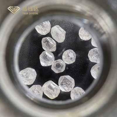 1.0 - 1.5 قیراط HTHP الماس خام آزمایشگاهی رشد نشده سفید HPHT الماس خام برای ساخت حلقه های الماس آزمایشگاهی
