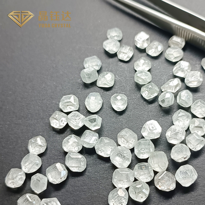 VS SI 3.0ct 4.0ct 5.0ct HPHT الماس های خام سفارشی برای یک قیرات الماس گسسته