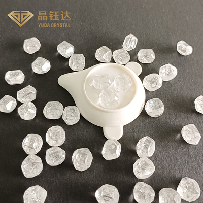 D E F رنگ VVS VS 12Ct 12.5Ct 13Ct HPHT الماس خام برای الماس لهستانی 4 قیراط