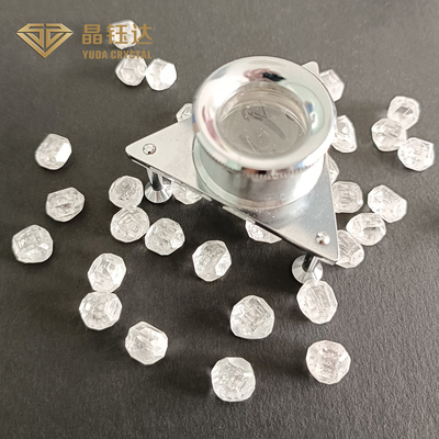 D E F رنگ VVS VS 12Ct 12.5Ct 13Ct HPHT الماس خام برای الماس لهستانی 4 قیراط