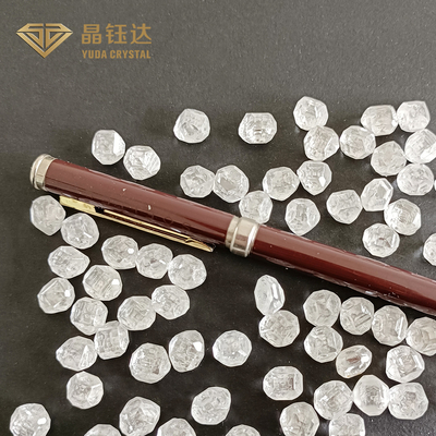 1 عیار 100٪ کامل سفید HPHT Rough Diamond 1.5 عیار آزمایشگاه الماس