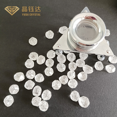 الماس های تک کریستالی 4-15 قیراط EFG VVS VS HPHT برای مواد جواهرات مصنوعی