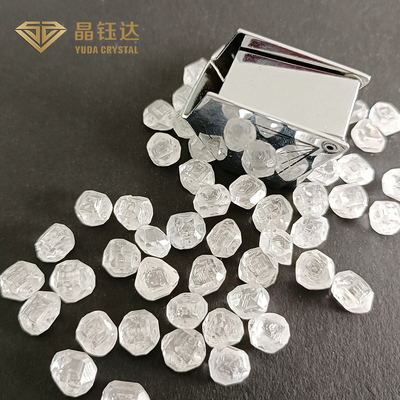 کریستال یودا 1ct 16ct الماس خام غیر برش شده HPHT جواهرات الماس مصنوعی