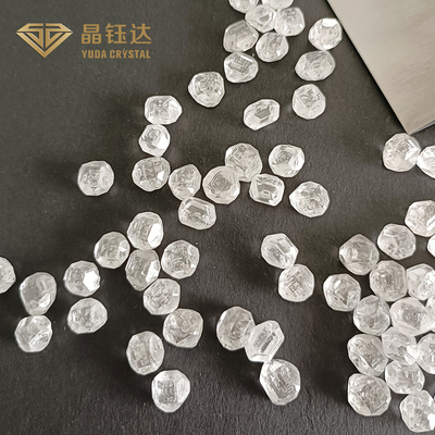 3Ct 4Ct HPHT VVS VS الماس برش نخورده الماس مصنوعی ساخته شده از الماس Yuda Crystal