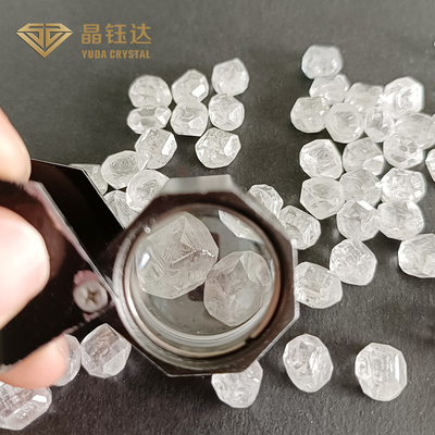 6.0Ct Up الماس های ساخته شده آزمایشگاهی مربع رنگ EFG HPHT الماس های خام