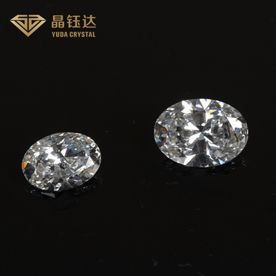 1.0 تا 2.0ct HPHT Gia الماس آزمایشگاهی رشد سفید شکل بیضی
