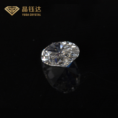 1.0 تا 2.0ct HPHT Gia الماس آزمایشگاهی رشد سفید شکل بیضی